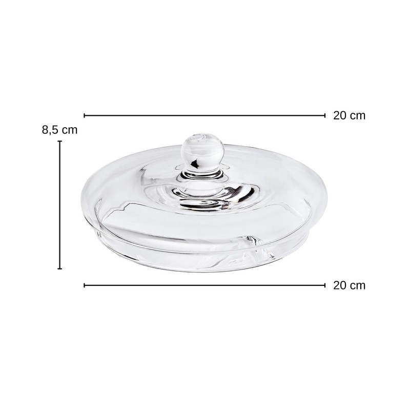 EDZARD Replacement Lid for Vigo 1231 + 1245 Glass Jar,