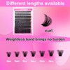 Cluster Lashes D Curl Lash Clusters 280 Pcs Lash Extension