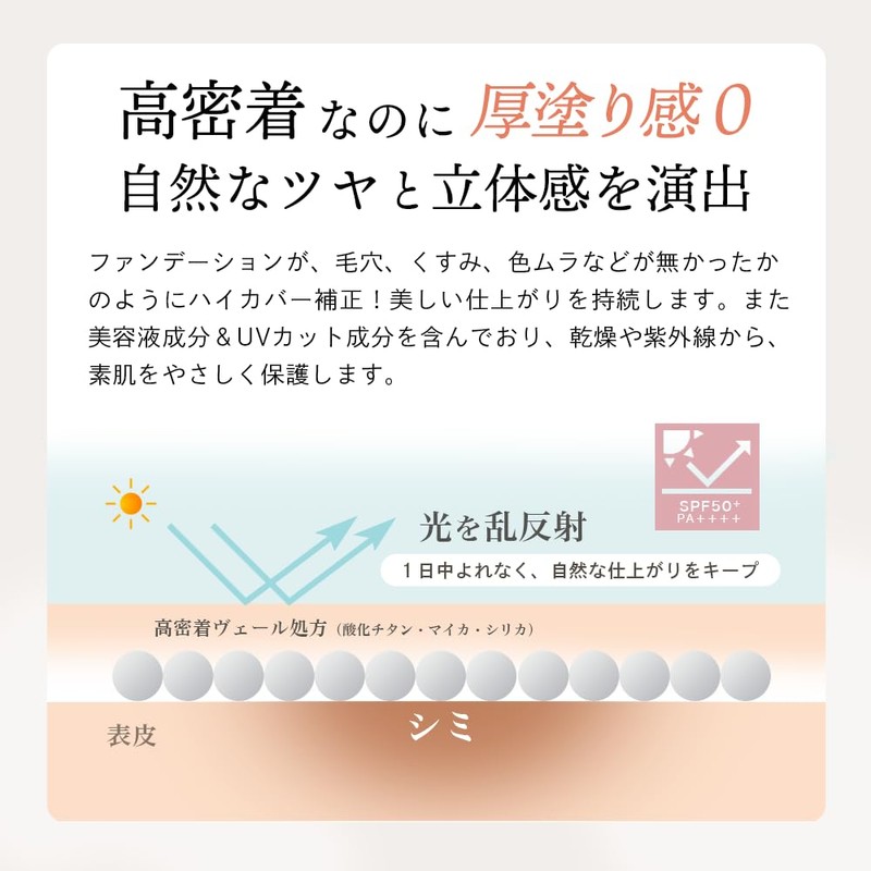 STAY FREE i-samu クッションファンデーション 15g ナチュラルオークル ライトオークル SPF50+/PA++++ 国産 (ライトオークル)