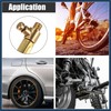 INFINAUTO 80cm 31" Car Tire Air Inflator Hose Adapter Quick