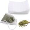 YFFSFDC 100pcs Disposable Empty Bags Non-Woven Unbleached Tea Bags Strong