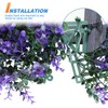 TANG Purple Lavender Fake Grass Wall Panels Backdrop 20"x20" Artificial