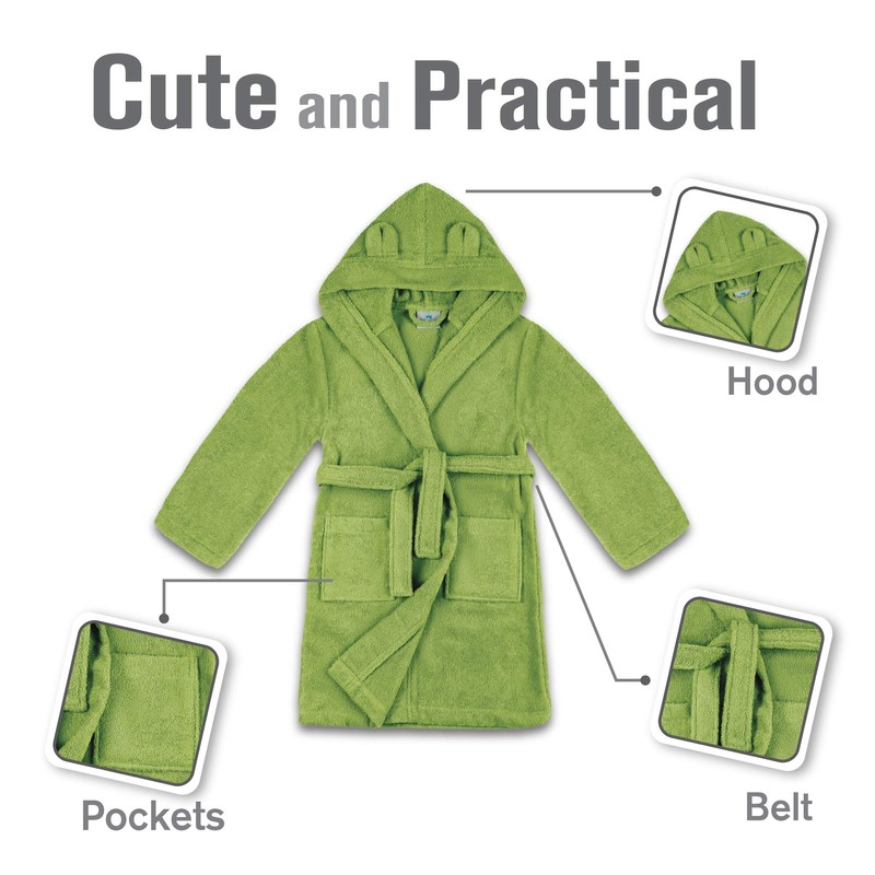 Twinzen - Bathrobe Kids for Boys & Girls - 100%