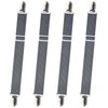 Sheet Fasteners, Sopito 4pcs Adjustable Elastic Straps to Keep Sheets