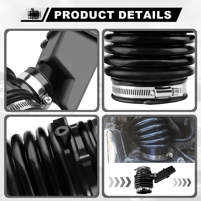 Engine Air Intake Hose(With clamp) for Nissan Murano 2015-2023 Pathfinder