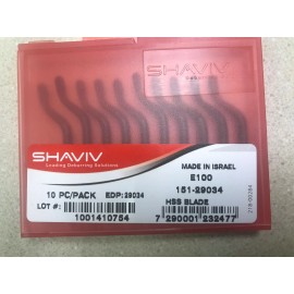 Shaviv E100  Cutter Deburring Blade HSS Pkg of 10  #29034  NEW IN BOX - 10 PIECE