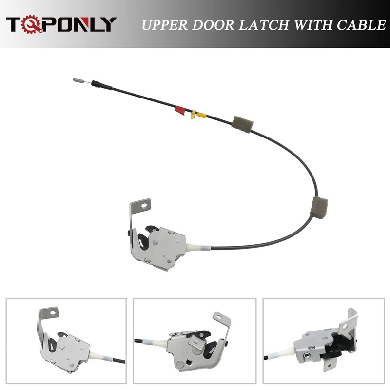 TQPONLY Left Rear Door Latch,Compatible with 1997-2004 Ford F250 F150
