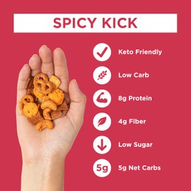 Catalina Crunch Mix Spicy Kick Keto Snack Mix | Keto Friendly, Low Carb, Protein Snacks, 6Oz (Pack Of 3)
