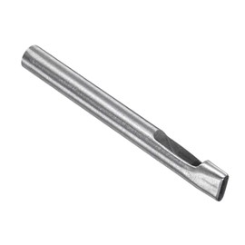 CoCud Hollow Punch, 3mm x 11mm Hole, 45# Steel Oval Shaped Gasket Tool - (Applications: for Leather DIY Leathercraft Wallet)