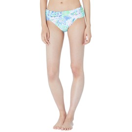 Lilly Pulitzer Lagoon Sarong Hipster Bikini Bottom Multi Shell of A Party 0
