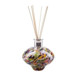 Amelia Art Glass Schilfrohr-Diffusor, oval, mehrfarbig