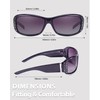 LVIOE Women's Polarised Sunglasses Large Sunglasses with UV400 Protection Category