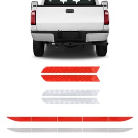 10 Car Trunk Stickers and 4 Bumper Stickers, Car Reflective Stickers, Safety Warning Stickers, Night Reflective Stickers