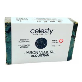 Kit 50 Pzs Jabón Vegetal Alquitrán Hulla Psioriasis 100g