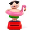 YGMONER Solar Dancing Beach Grandpa Bobblehead Car Dashboard Decorations –