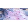 Fukufuku Women's Floral Chiffon Beach Scarf, Scarf, Large, Thin, Spring,