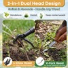 Donepart Stand Up Weed Puller Tool, Long Handle Weeder &