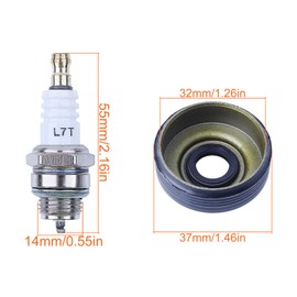 Mtanlo 40Mm Cylinder Piston Carburetor Kit For Husqvarna 142 141 137 136 Chainsaw 530069941, 530071987, 530019172, 530035482, 530029811, 530056363