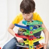 simfort Pista de Coches Rampas para Niños con 8 Coches,Juguete