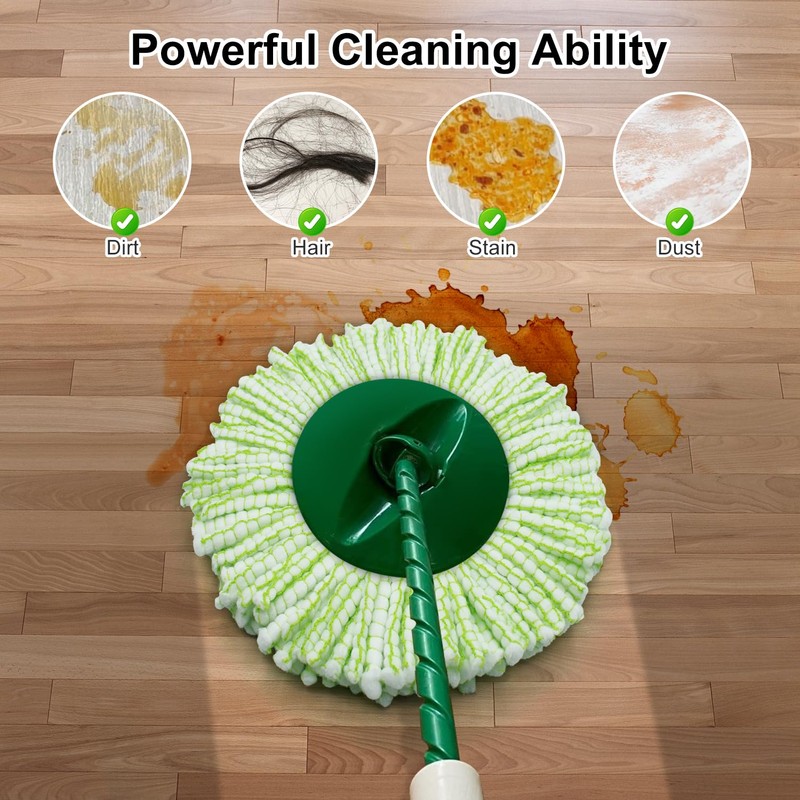 Tornado Spin Mop Head Compatible with Libman 𝐓𝐨𝐫𝐧𝐚𝐝𝐨 Spin Mop