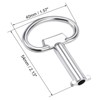 LKTFATD Electrical Cabinet Key 5.5mm Hole Zinc Alloy Water Meter