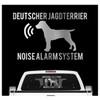 siviwonder German Hunting Terrier Noise Alarm System Car Sticker Dog