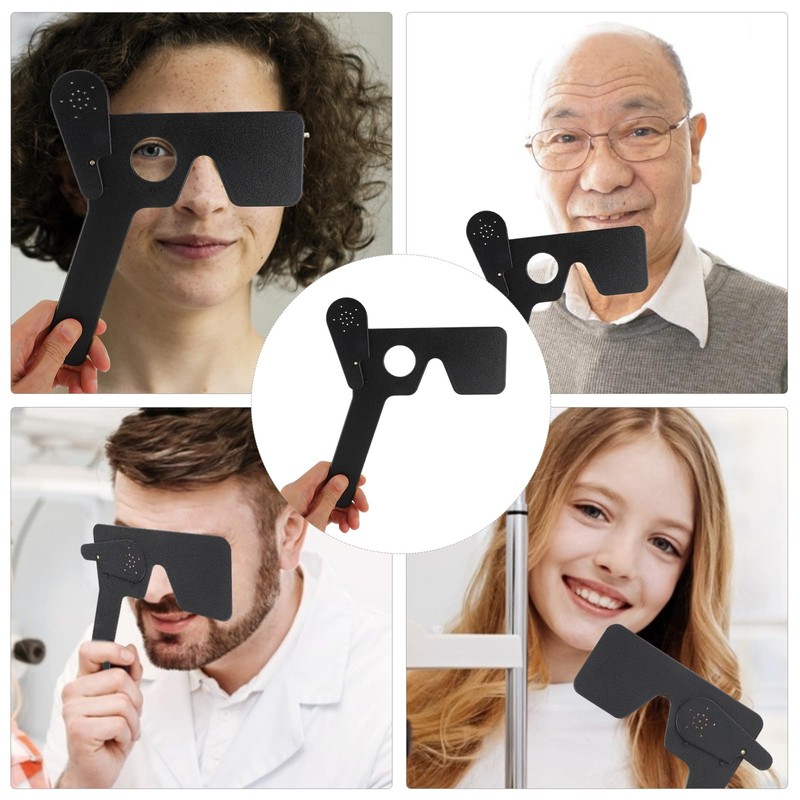 iplusmile Eye Occluder with Pinholes Eye Occluder Optometry Tool Astigmatism