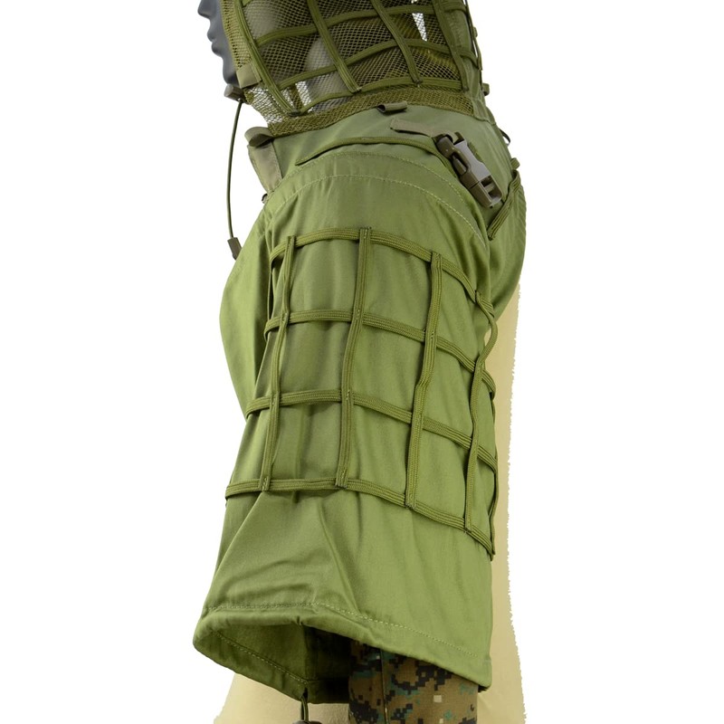 LytHarvest Ghillie Suit Foundation, Tactical Sniper Coats/Viper Hoods (Brown)
