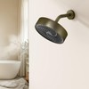 AULEEND，high pressure shower heads，with Anti-Clog Rubber Jets - 360° Rotation