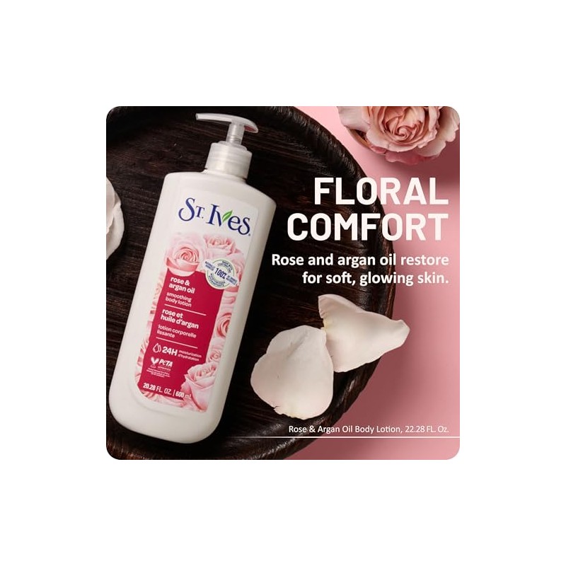 St. Ives Smoothing Hand & Body Lotion for Dry Skin