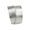 SILBERMOOS Women's Ring Band Ring Double Ring Two Rails Brushed