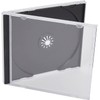 Q-Connect Black /Clear CD Jewel Case (Pack of 10) KF02209
