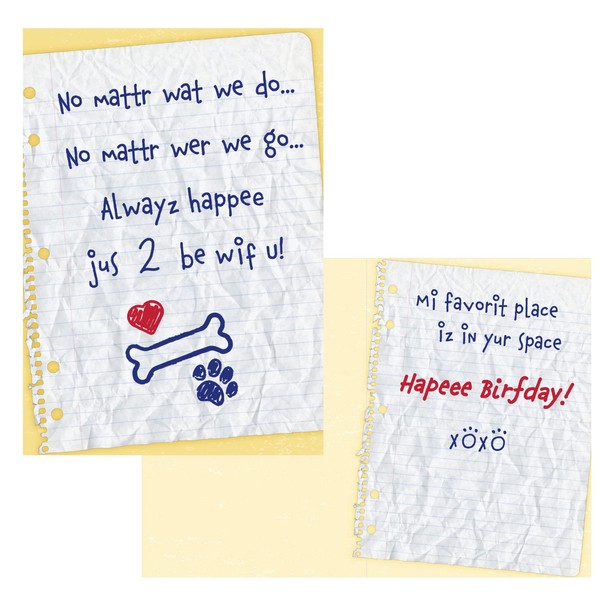 Dog Speak's No Matter What Always Happy To Be With You Dog Birthday Card - Happy Birthday From Thoughtful Pet Card