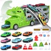 Dreamon Dinosaur Transport Car Carrier Truck Toy for Boys and