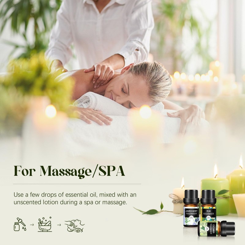 Fruity Essential Oils Set - Top 28 Fruit Fragrance Oil