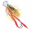 4Pcs 65g Fishing Artificial Baits Silicone Skirts Lures with Hook