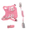Toddler Harness Leashes with Retractable Wrist Link Pink 1.5M Rope