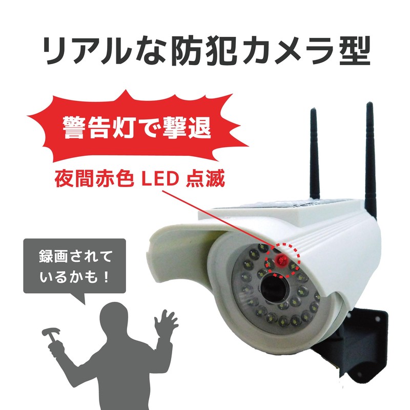 Broadwatch Dummy Camera, LED Light, Outdoor, Motion Sensor, Motion Activated