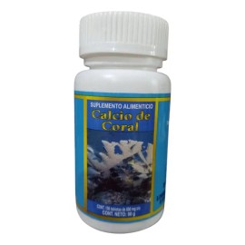 Calcio De Coral 150 Cápsulas De 600 Mg Huesos Naturista Sabor Insaboro