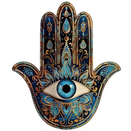 Dopetattoo 6 sheets Temporary Tattoos Eye Hamsa Hand Symbol Hand Fatima Sign for Men Temporary tattoo for Women Neck Arm Chest for Woman