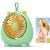 Cat Ear Desk Fan for Student Two Levels Adjustable Large