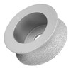 7.3cm Brazed Diamond Grinding Wheel Concave Abrasive Wheel for Stone
