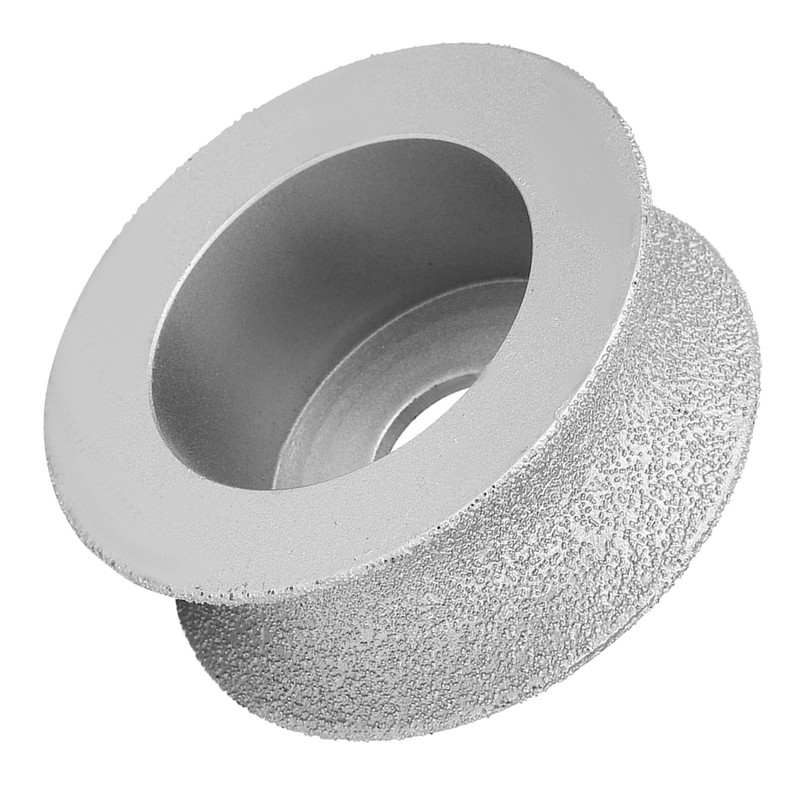 7.3cm Brazed Diamond Grinding Wheel Concave Abrasive Wheel for Stone