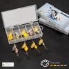 QualyQualy 5Pcs Spinner Bait Set Multi Colored Fishing Spinners Lures