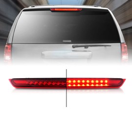 AmeriLite Crystal Red Replacement LED High Mount Stop Lamp 3rd Brake Lights Bar For 2007-2014 Chevy Suburban/Tahoe : GMC Yukon XL