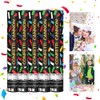 ZOYDP 5 PCS Confetti Cannons, Confetti Cannons Biodegradable 30cm, Multi