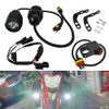 Fsdatongdazi Motorcycle LED Auxiliary Light Kit with Connector Mount Brackets