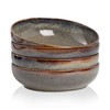 KYBSCZ 30oz Ceramic bowls set of 4-8" serving bowls for