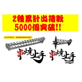 Safe Made in Japan! Excellent Skewers 10.0 inches (255 mm) Width (Excluding Screws), All Stainless Steel Barbecue Skewers Stand, Perfect for Grilled Fish, Adjustable Angle, Easy to Install