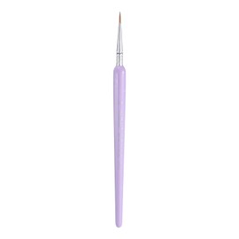 HARFINGTON - Pinceles de pintura con detalle de 9 mm, punta puntiaguda, de nailon para el cabello, pintura acrílica al óleo (0 #), morado